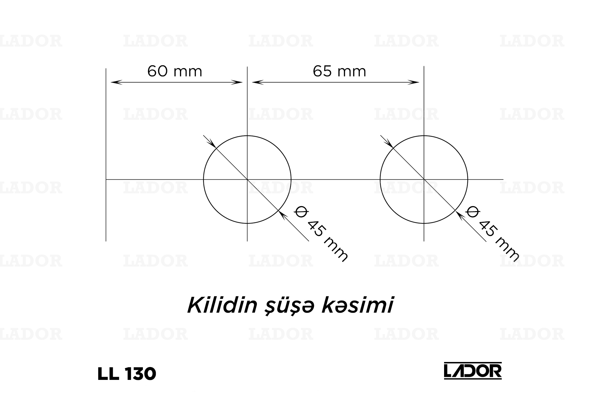 LL 130DP (şüşədən profilə)