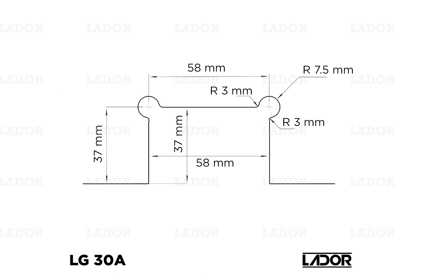 Duş kabin məntəşəsi LADOR LG 30A